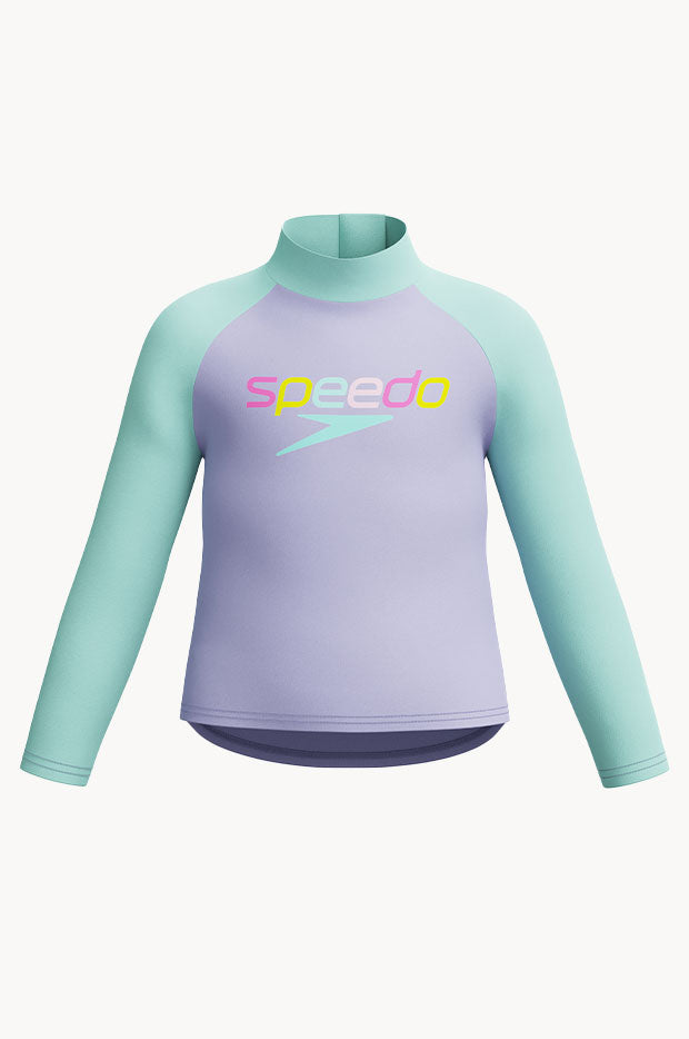 Girls Print Long Sleeve Suntop