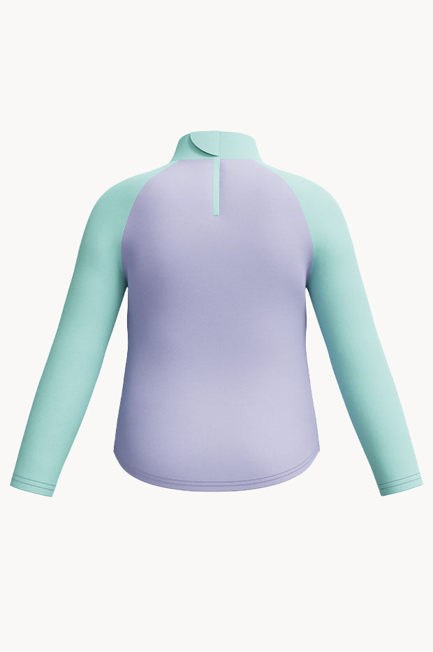 Girls Print Long Sleeve Suntop