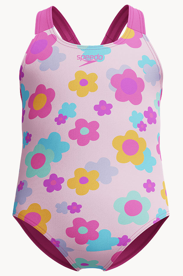 Girls Print One Piece