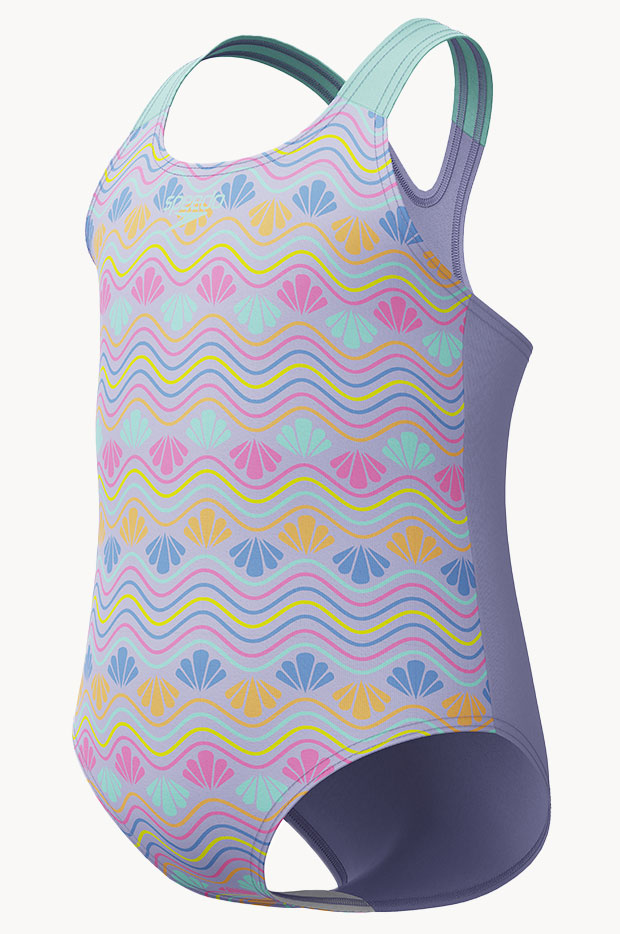 Girls Print One Piece