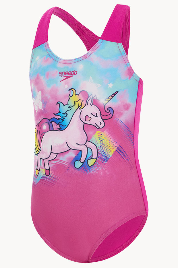 Girls Unicorn Placement One Piece