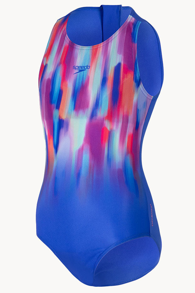 Girls Printed Hydrasuit One Piece