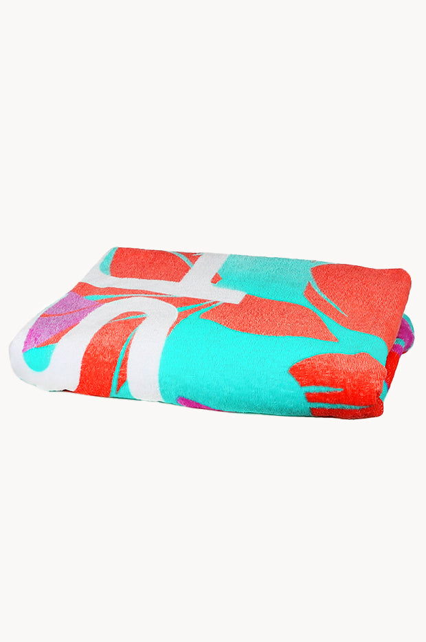 Kaluna Floral Beach Towel