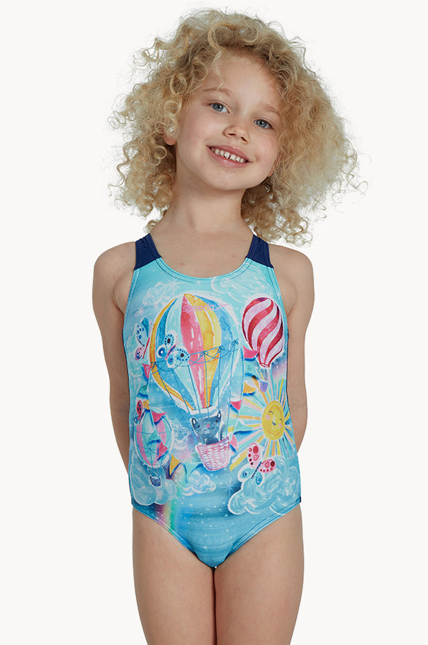 Girls Hot Air Balloon One Piece