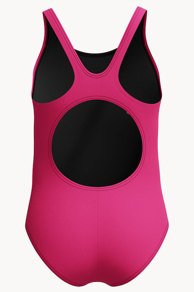 Girls Duo Logo Placement Muscleback One Piece