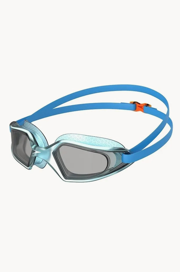 Speedo Childrens/kids Hydropulse Swimming Goggles Pool Blue/mango/light Smoke Blue (One Size)