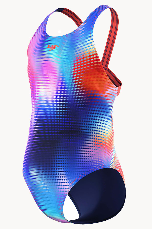 Girls Printed Leaderback One Piece