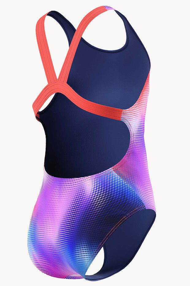 Girls Printed Leaderback One Piece