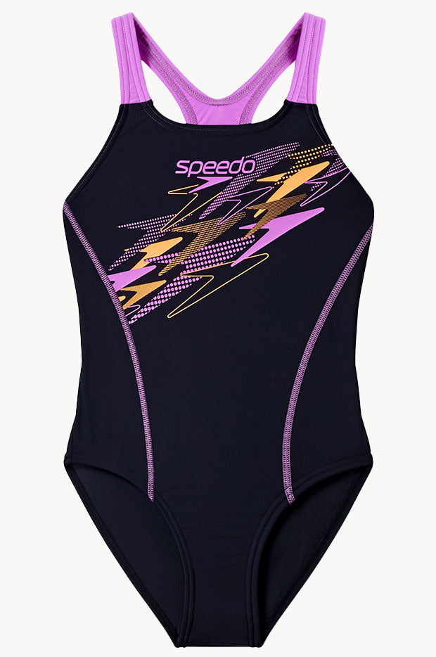 Girls Medley Logo Medalist One Piece