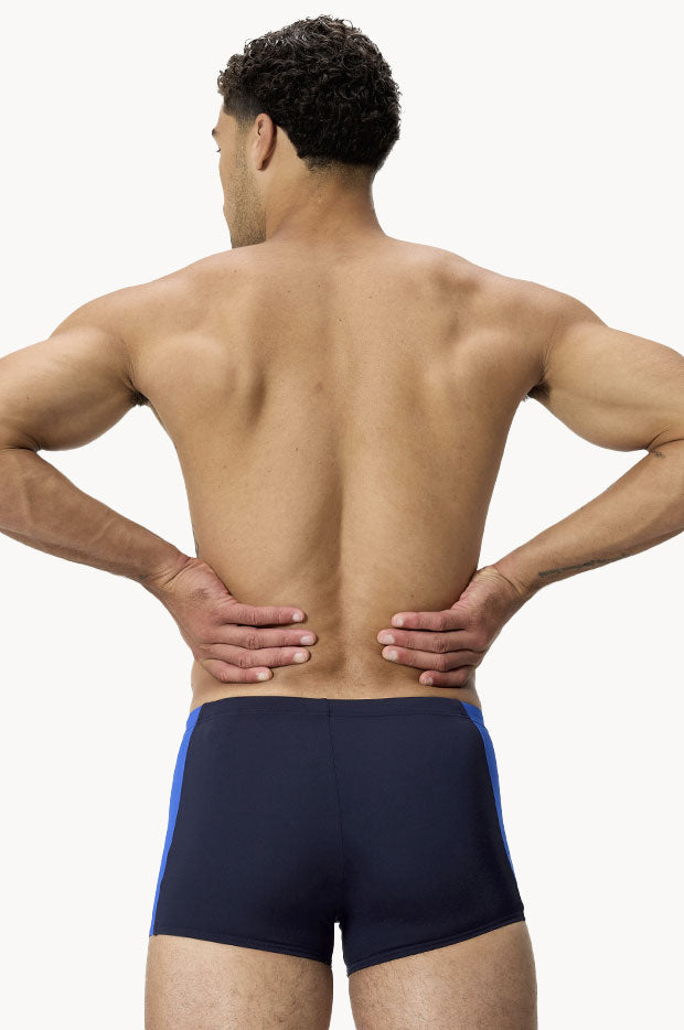 Mens Solid Spliced Aquashort