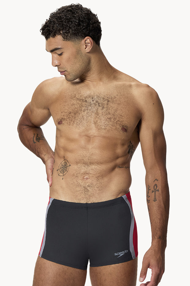 Mens Solid Splice Aquashort
