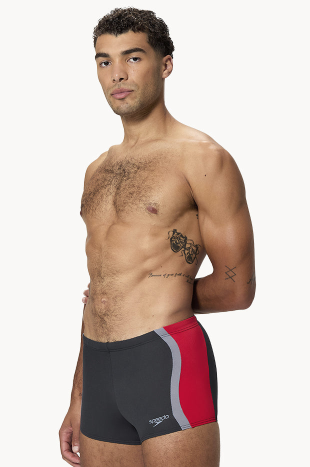 Mens Solid Splice Aquashort
