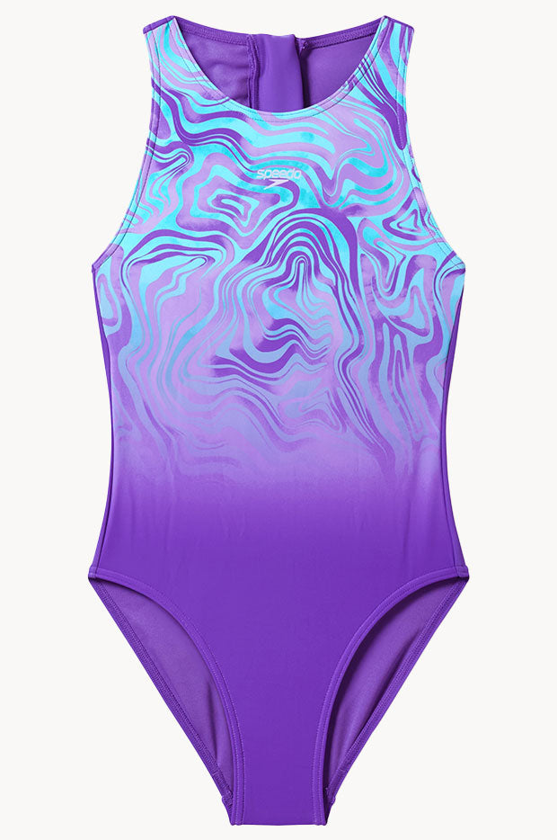Girls Printed Hydrasuit One Piece