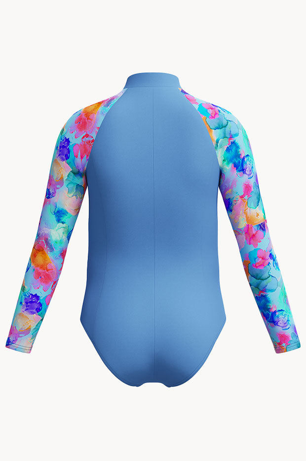 Girls Long Sleeve Sunsuit