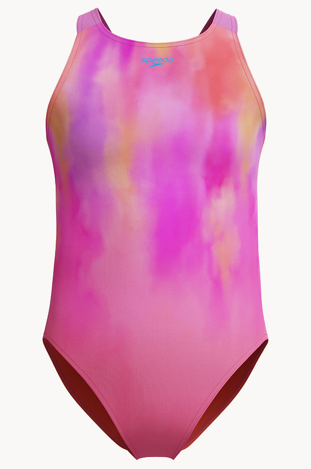 Girls Printed Pulseback One Piece