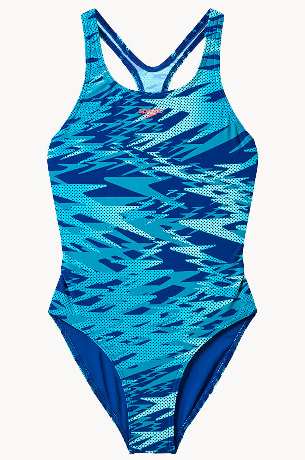 Girls Hyperboom Printed Medalist One Piece