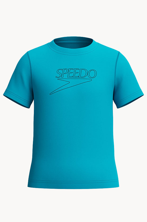 Boys Classic Logo Short Sleeve Suntop