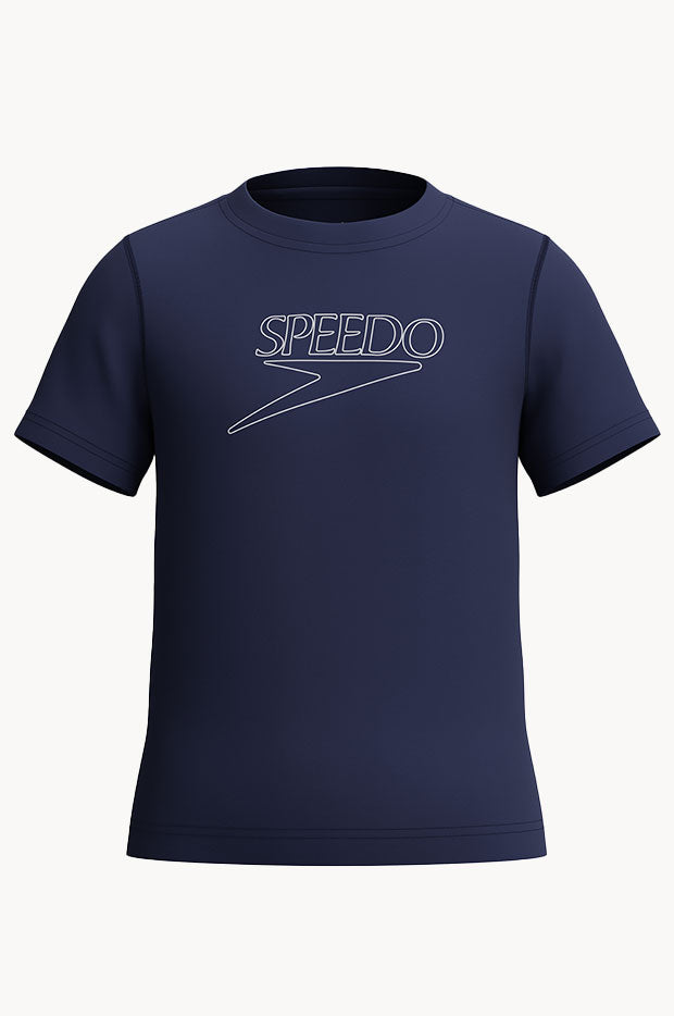 Boys Classic Logo Short Sleeve Suntop