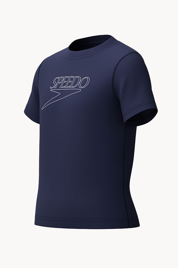 Boys Classic Logo Short Sleeve Suntop