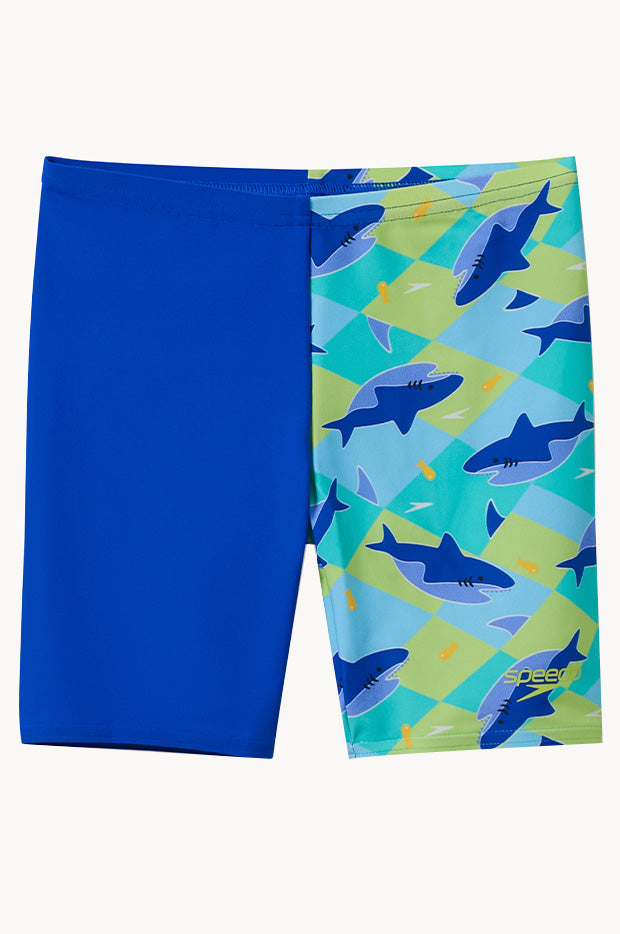 Toddler Boys Splice Printed Jammer