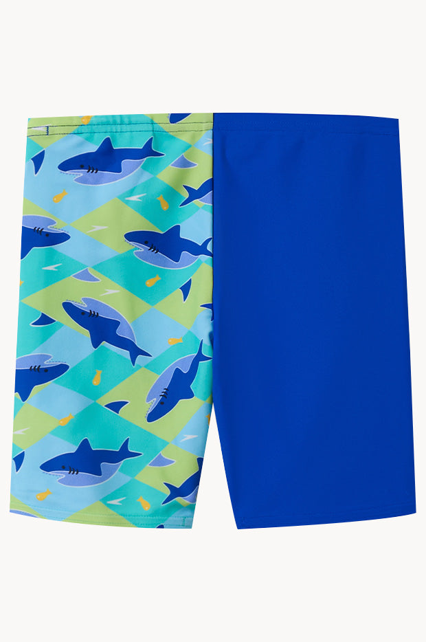 Toddler Boys Splice Printed Jammer
