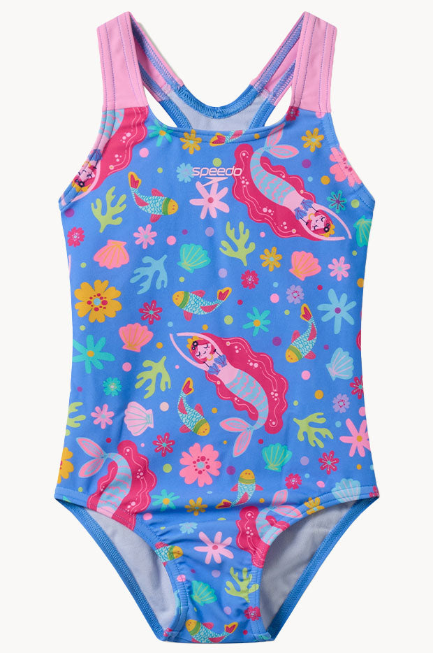 Girls Printed One Piece