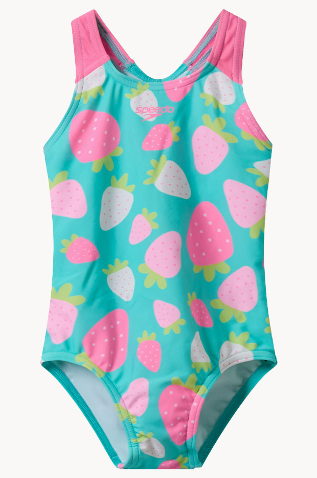 Speedo Girls Printed One Piece