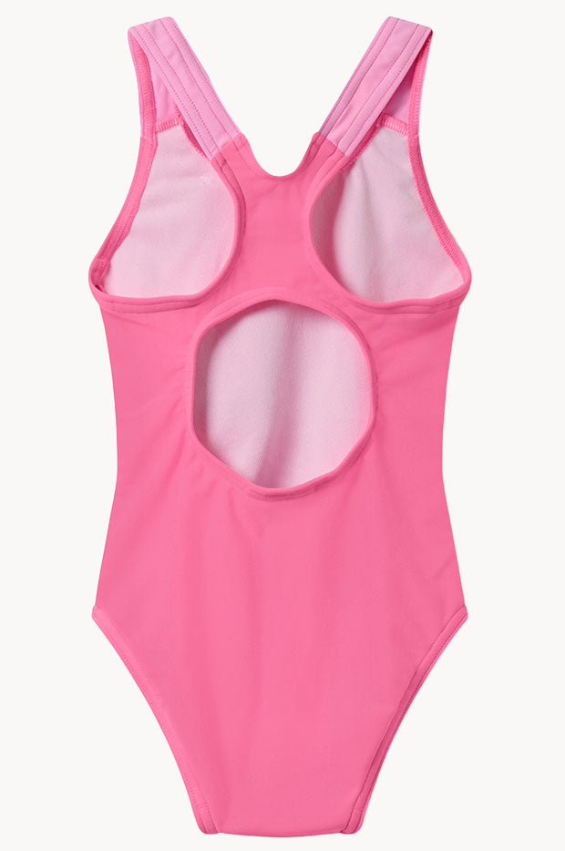 Girls Solid Medalist One Piece