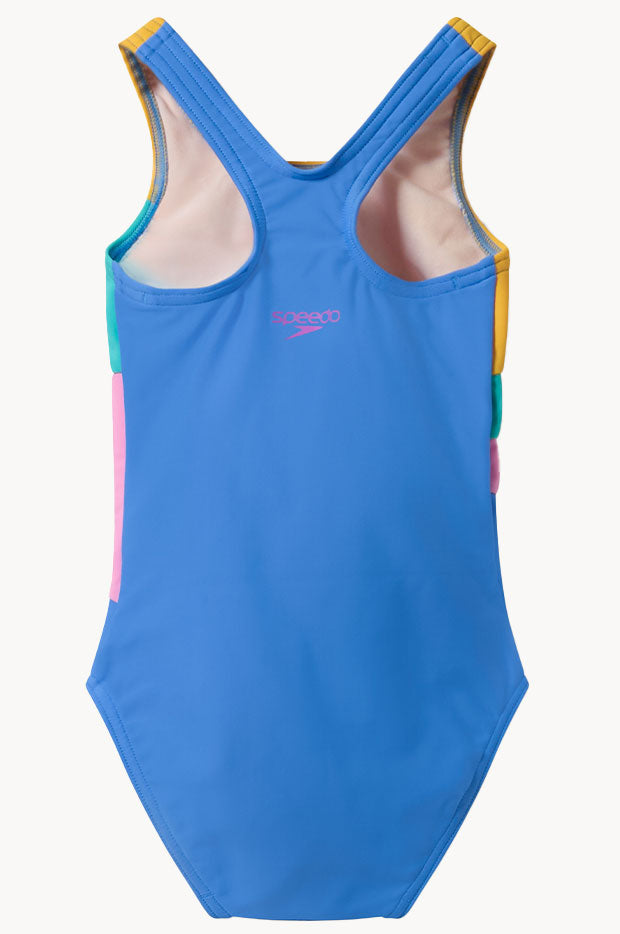 Girls Radiating Splice One Piece