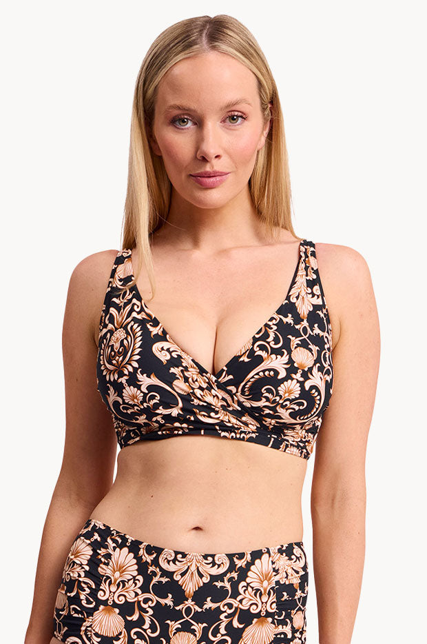 Shell City E/F Cup Twist Front Bra