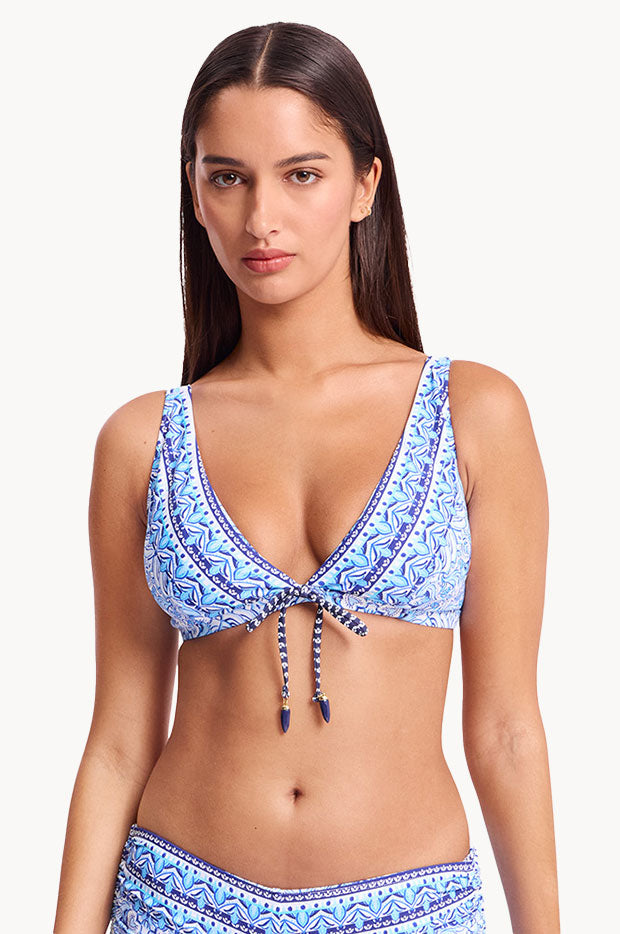 Cowboy Tie Front Bra