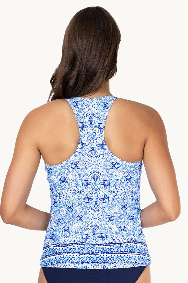 Cowboy High Neck Tankini Separate