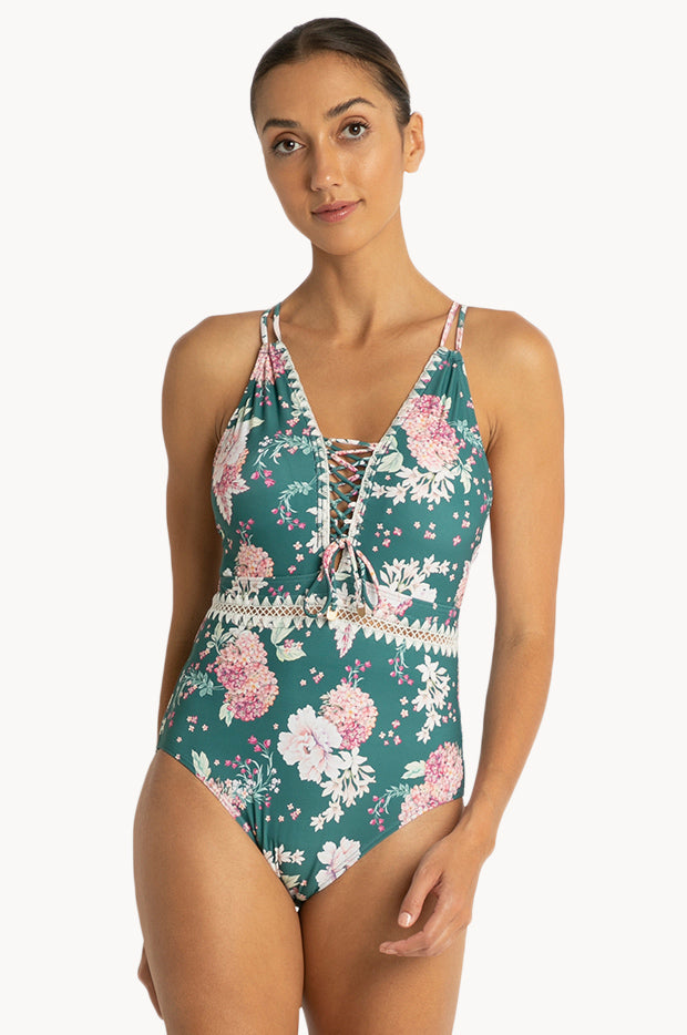 Notting Hill Lace Up One Piece