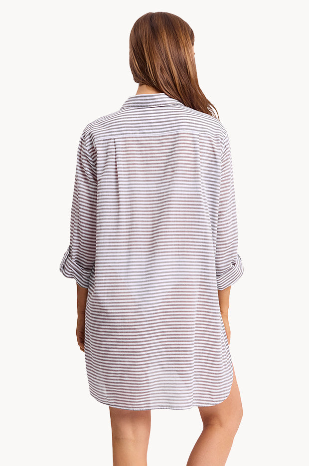Summer Stripe Painters Shirt