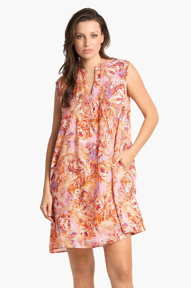 Sundance Swing Button Dress