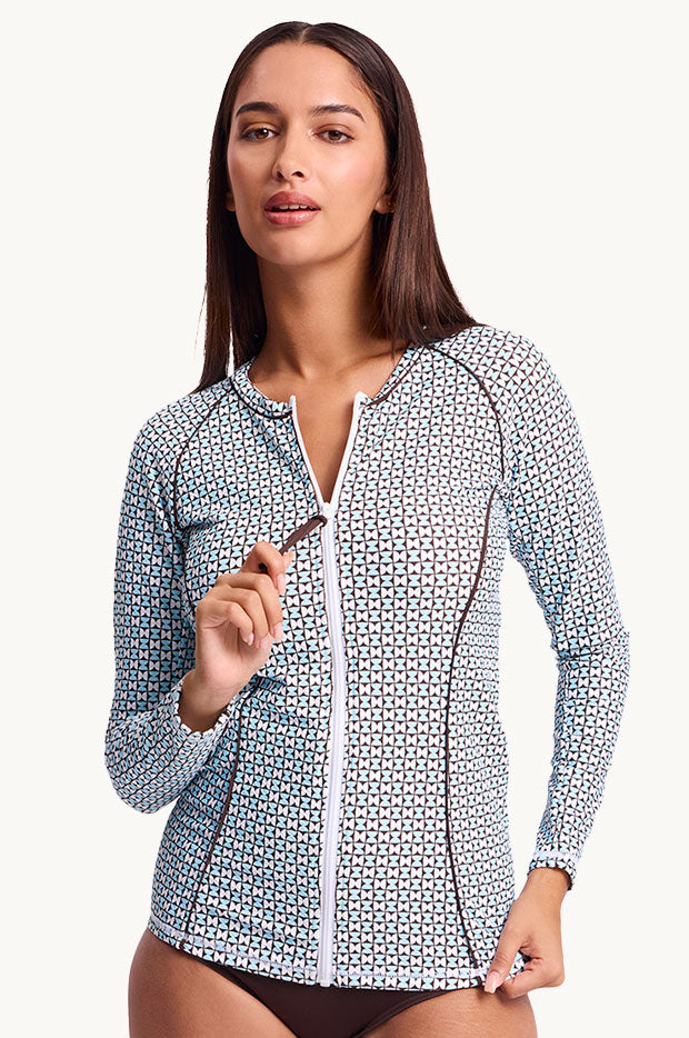 Geomath Long Sleeve Suntop