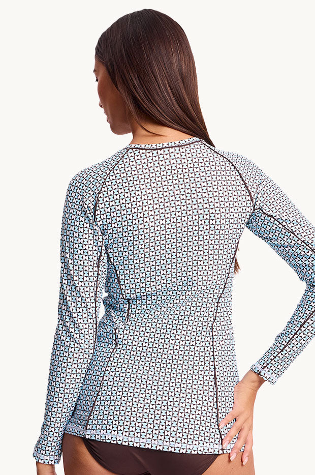 Geomath Long Sleeve Suntop