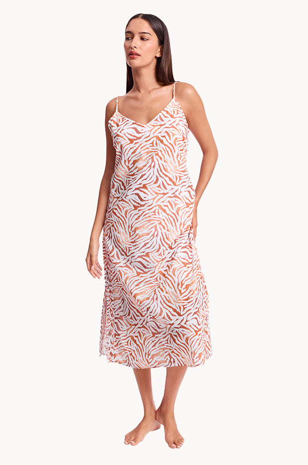 Rodeo Pintuck Slip Dress