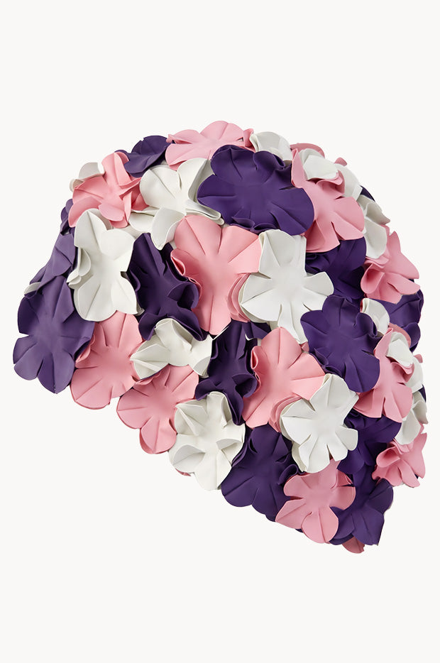 Flower Rubber Swim Cap