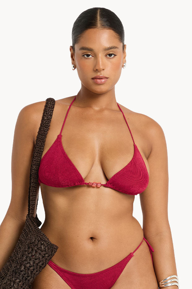 Shimmer Cord Beaded Ingrid Tri