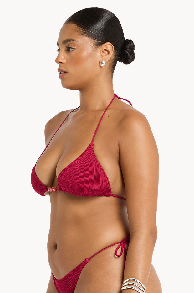 Shimmer Cord Beaded Ingrid Tri
