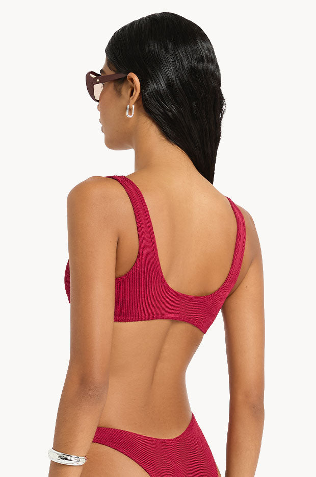 Shimmer Cord Ring Malibu Crop