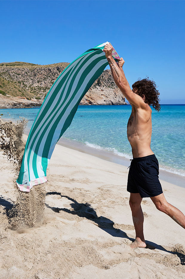 Stripe Clubhouse Microfibre Towel