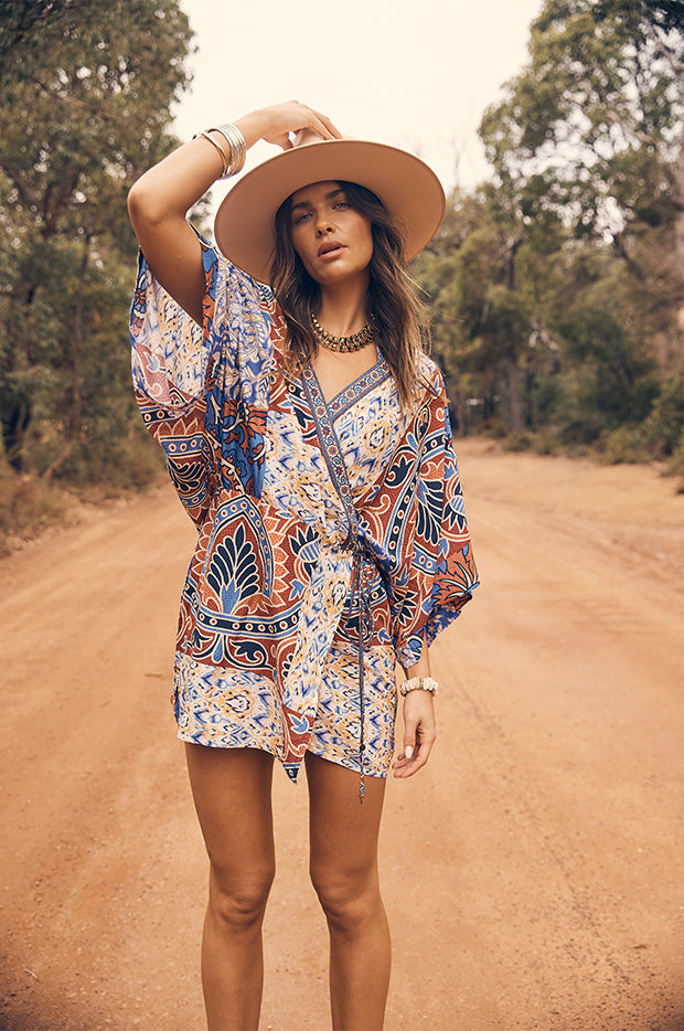 Azura Tali Mini Wrap Dress