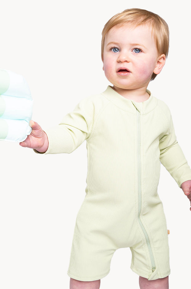 Baby Boys Zip Boyleg Sunsuit