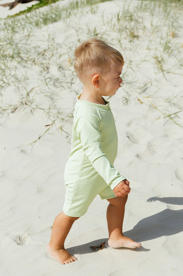 Baby Boys Zip Boyleg Sunsuit