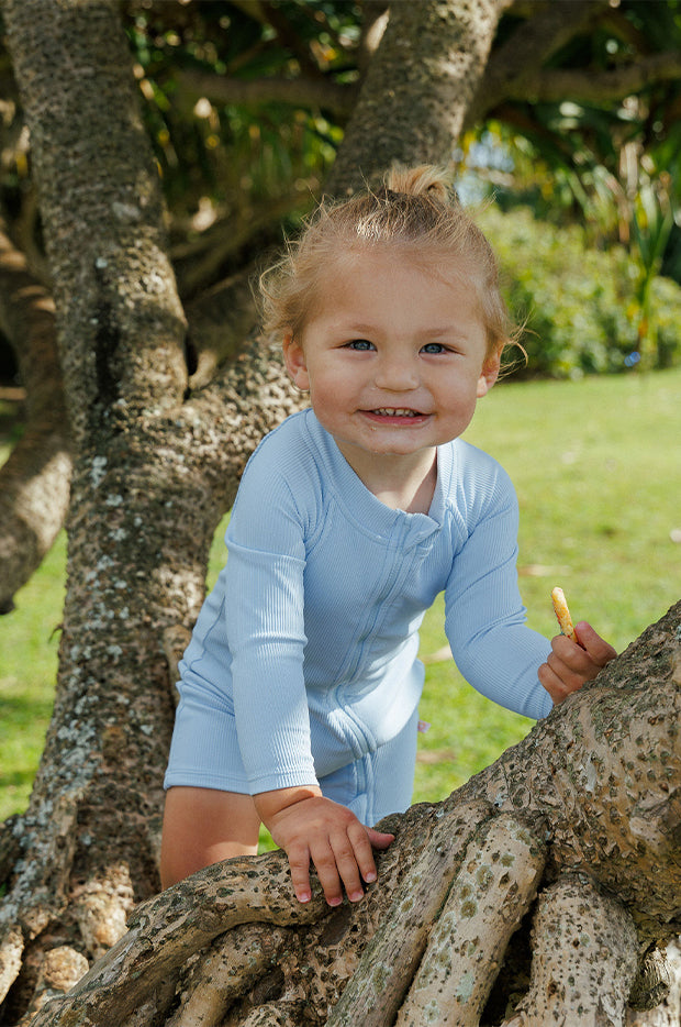 Baby Boys Zip Boyleg Sunsuit