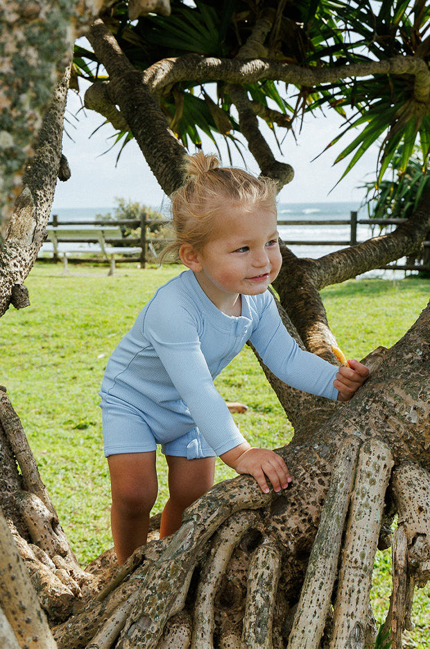 Baby Boys Zip Boyleg Sunsuit