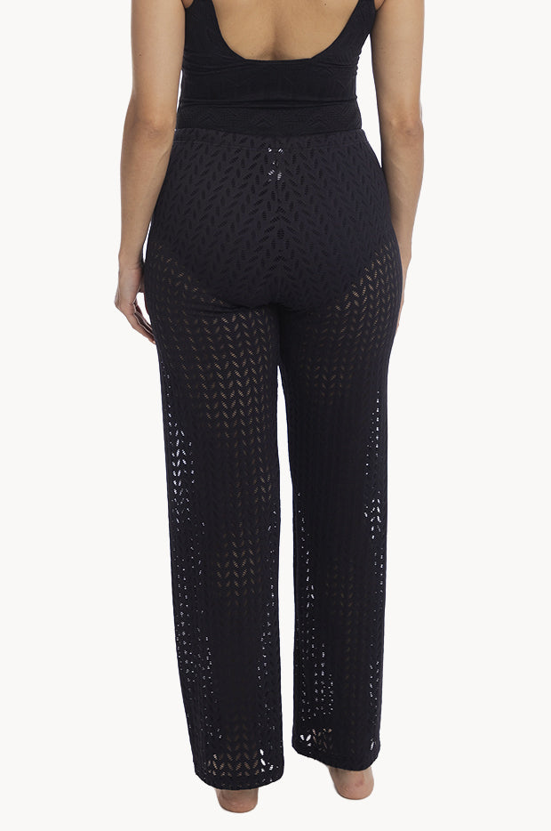 Plain Sheer Leaf Pant