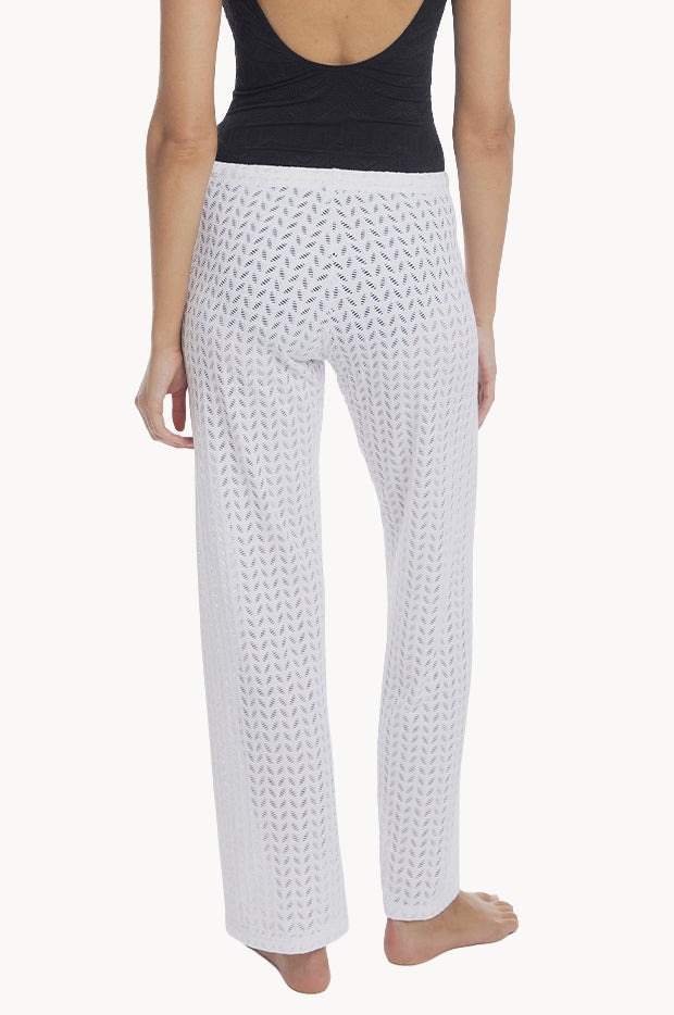 Plain Sheer Leaf Pant